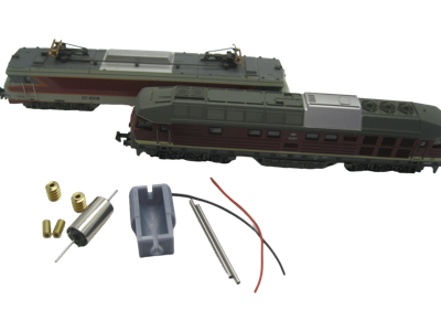 micromotor NM028C N motor ombouwset voor Minitrix DR BR 132, BR 232, BR 234, DB BR 232, en andere