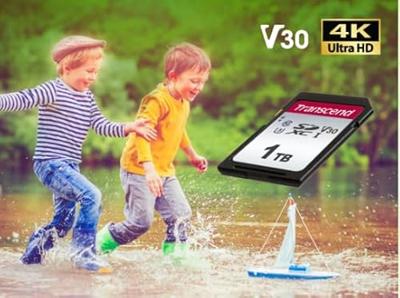 Transcend TS1TSDC300S SDHC-kaart 1 TB Class 10, UHS-I, UHS-Class 1