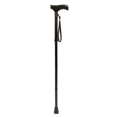 Vitility Wandelstok opvouwbaar zwart - 82-92 cm