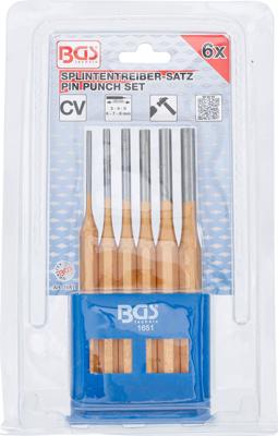 BGS technic pin punch set 3-8mm