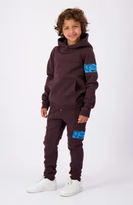 Black Bananas Commander Trainingspak Kids Bruin - Maat 140 - Kleur: Bruin | Soccerfanshop