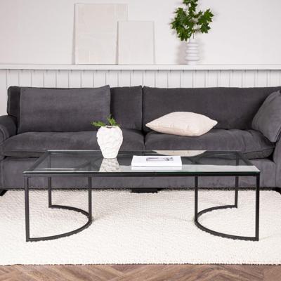 Nohr Salontafel 'Nycole' Glas, 140 x 70cm Nohr Salontafel 'Nycole' Glas, 140 x 70cm