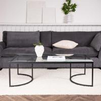 Nohr Salontafel 'Nycole' Glas, 140 x 70cm - thumbnail