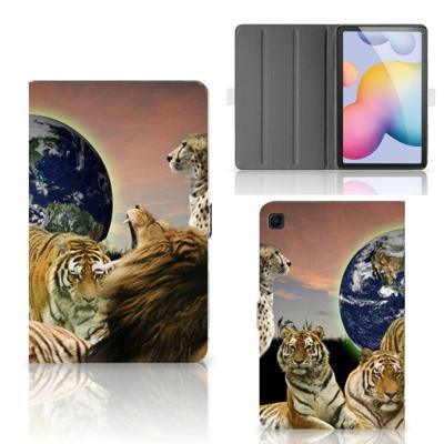 Samsung Galaxy Tab S6 Lite | S6 Lite (2022) Flip Case Roofdieren Samsung Galaxy Tab S6 Lite | S6 Lite (2022) Flip Case Roofdieren