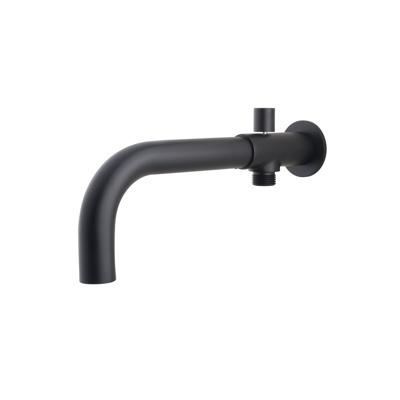 Inbouw Baduitloop Wiesbaden Met Omstel 24 cm 1/2 Mat Zwart Inbouw Baduitloop Wiesbaden Met Omstel 24 cm 1/2 Mat Zwart