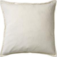 Dutch Decor - CAITH - Kussenhoes 50x50 cm - 100% katoen - velvet - lekker zacht - Snow White - wit - thumbnail