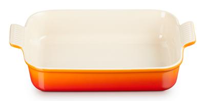 LE CREUSET - Aardewerk - Ovenschaal 26cm 2,40l Oranjerood LE CREUSET - Aardewerk - Ovenschaal 26cm 2,40l Oranjerood