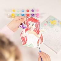Intro Disney princess totum knutselset 3d canvas prinses schilderijtje maken van ariel - thumbnail