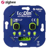 Zigbee led dimmer duo van ecodim - 0-100w fase afsnijding - geschikt voor 2 groepen - thumbnail