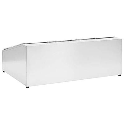 VidaXL Gastronormbakkenhouder met 8 gn 1/6 bakken roestvrij staal VidaXL Gastronormbakkenhouder met 8 gn 1/6 bakken roestvrij staal
