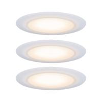 Paulmann LED-inbouwlamp voor badkamer Set van 3 stuks 19.5 W Satijn, Wit - thumbnail