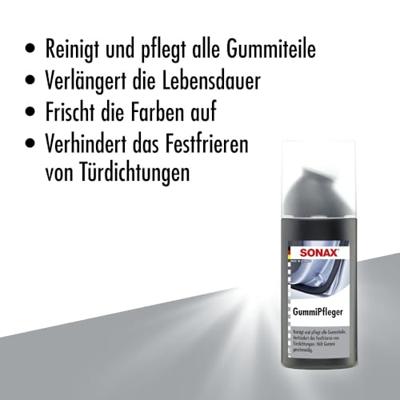 SONAX rubber onderhoudsmiddel "gummipfleger" rubber care 1oo ml fl.with foam