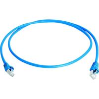 Telegärtner 100009129 RJ45 Netwerkkabel, patchkabel CAT 6A S/FTP 50.00 m Blauw Vlambestendig, Halogeenvrij, UL gecertificeerd 1 stuk(s) - thumbnail