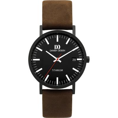 Danish Design Rhine L bruin horloge