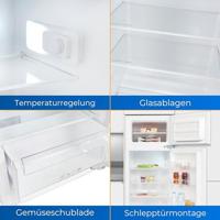 Exquisit EKGC265-40-040E Inbouw koel-vriescombinatie - thumbnail
