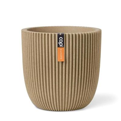 Capi nature groove nl bol bloempot 35x34 cm beige