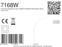Steinhauer Witte booglampSparkled met wit sizoflor - 7168W - thumbnail