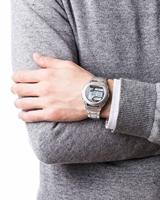 Casio WV-58DE-1AVEG Horloge Zendergestuurd (l x b x h) 53.4 x 43.7 x 12 mm Zilver Materiaal (behuizing): RVS, Hars Materiaal (armband): RVS - thumbnail