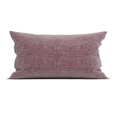 Zo Home Lino Kussensloop Linnen Look wine red