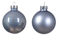 Kerstbal glas d5 cm mblw ass 12st kerst Decoris - Decoris - thumbnail