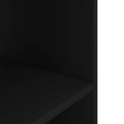Aquariumstandaard 75x36x72,5 cm bewerkt hout zwart - thumbnail