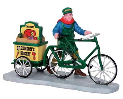 Kerstfiguur Greensons grocery delivery LEMAX - Lemax Kerstfiguur Greensons grocery delivery LEMAX - Lemax