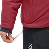 Haglofs Mimic Alert Hood Isolatiejas Dames Carmine Red S - thumbnail
