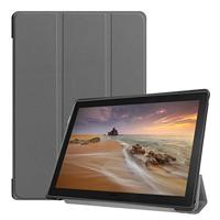 3-Vouw sleepcover hoes - Lenovo Tab E10 - Grijs - thumbnail