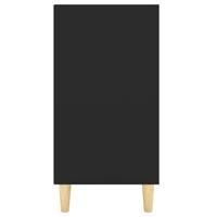 Dressoir 103,5x35x70 cm bewerkt hout zwart - thumbnail