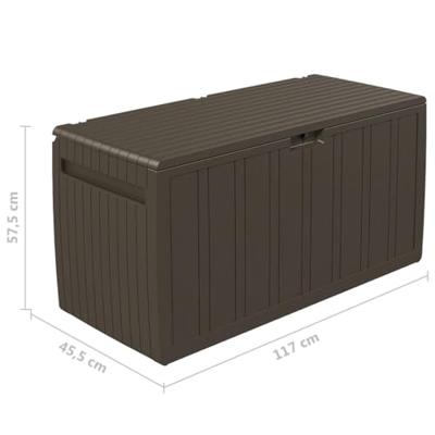 Kussenbox 117x45,5x57,5 cm 270 L bruin