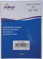 Bronyl U-mapje uit transparante PVC van 180 micron, ft A4 - thumbnail