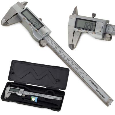Digitale Schuifmaat 150 mm - RVS - Nauwkeurigheid 0,02 mm - Inclusief Batterij en Opbergdoos