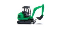 Wiking 0946 08 N Bouwvoertuig Schaeff Mini-graafmachine HR 18 - thumbnail