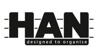HAN CROCO 997-633 Kaartenbox Zwart Aantal kaarten (max.): 900 kaarten DIN A7 liggend Incl. 100 gelinieerd - thumbnail