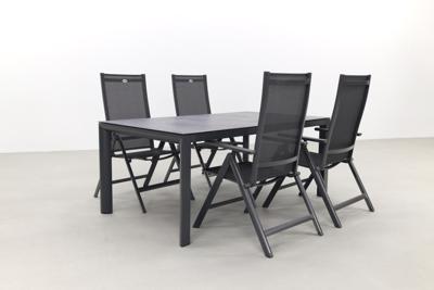 Hartman Napoli|Baltimor 180 cm. verstelbare tuinset - 5-delig