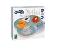 Small Foot - houten 3d dierengeluiden puzzel safari - thumbnail
