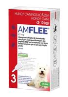 KRKA AMFLEE SPOT ON HOND 2-10 KG 67 MG 3 PIP - thumbnail