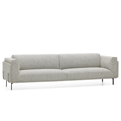 4-Zitsbank Fiji Grijs Stof