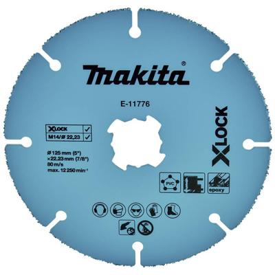 Makita Accessoires Doorslijpschijf 125x22,23x2,0mm - E-11776 E-11776