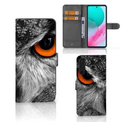 Samsung Galaxy M54 | Telefoonhoesje | Met pasjeshouder | Uil