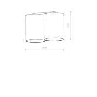 Lyora Witte opbouwspotEye Tone 2-lichts - 7665 - thumbnail