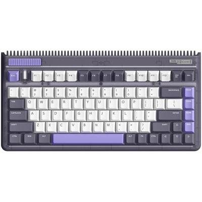 Iqunix OG80 Lavandin Wireless Mechanical Keyboard, gaming toetsenbord (Lavendel, US lay-out, Cherry MX Brown, 80% (TKL), Hot-swappable, PBT, 2.4GHz | Bluetooth 5.1 | USB-C)