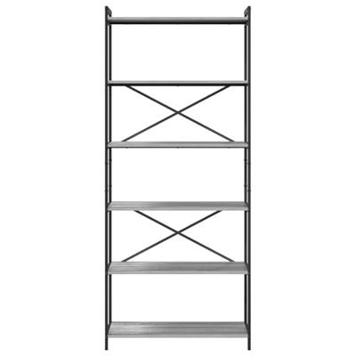 Boekenkast Grijs sonoma 80 x 30 x 188 cm Bewerkt hout