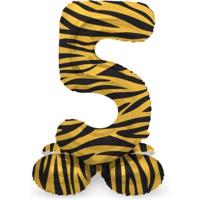Folat folieballon staand 5 tiger 41 cm | 20 stuks - thumbnail