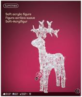 Led rendier 89 cm transparant warm wit - thumbnail