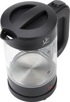Waterkoker JATA 1500 W 1,2 L Transparant Roestvrij staal Borosilicaatglas - thumbnail