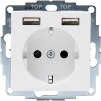 Enzo Kopp hk07 pure mat wit inbouw stopcontact ra + kinderbeveiliging - 4624110 - thumbnail