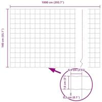 Euro Hek Zilver 1.4 x 10 m Warmverzinkt ijzer - thumbnail