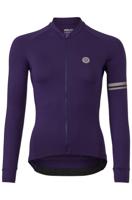 Solid Fietsshirt Lange Mouwen Performance Purple Dames - thumbnail