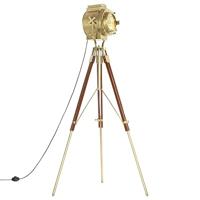 VidaXL Vloerlamp driepoot 193 cm massief mangohout - thumbnail